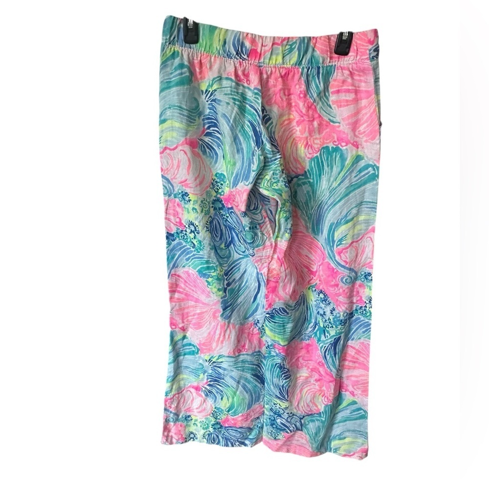Lilly Pulitzer Colorful Abstract Print Pants size S - Picture 2 of 7